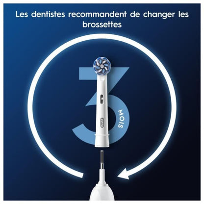 Oral-B Pro Sensitive Clean Toothbrush Heads, Pack of 3 Units