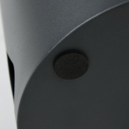 HOMCOM Schirmständer, Stahl, Säulenform, Herausnehmbares Bodenfach, Ø17 x 41H cm, Grau