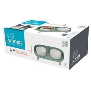 M.PETS ALTITUDE raised double bowl - 2x50 ml