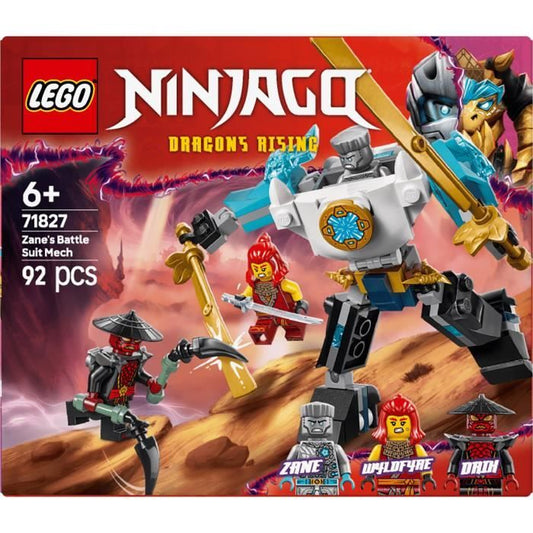 LEGO NINJAGO 71827 Zane's Super Mech Armor - Ninja Role Play for Boys Ages 6 and Up