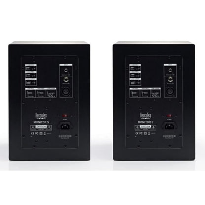 HERCULES Speaker Monitor 5 - 2 times 80 Watts RMS - 160 Watts Peak Power - Bi Amplification LF50 Watts and HF 30 Watts