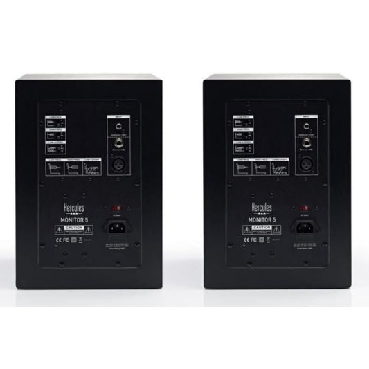 HERCULES Speaker Monitor 5 - 2 times 80 Watts RMS - 160 Watts Peak Power - Bi Amplification LF50 Watts and HF 30 Watts