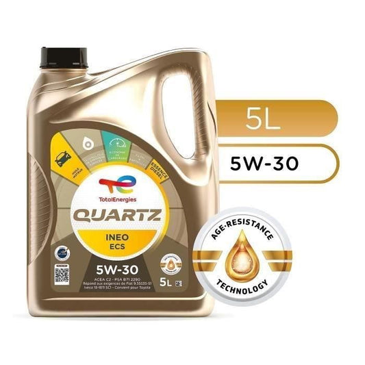TOTAL OIL PETROL & DIESEL ENGINE 5L QUARTZ INEO ECS 5W30