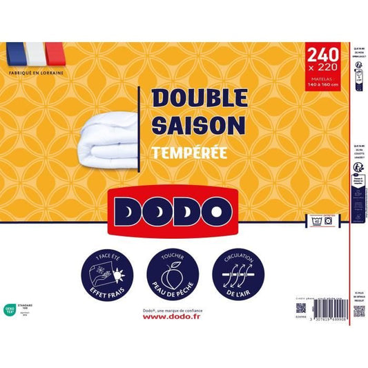 DODO - Double seasons duvet - 220 x 240 cm - 300 g/m² - Volupt'air
