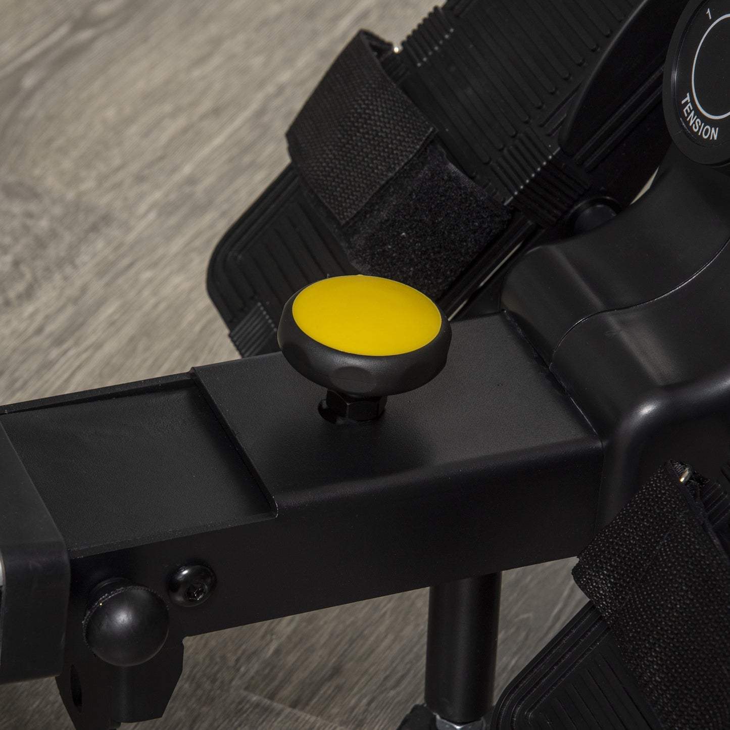 HOMCOM Rudergerät, klappbar, leiser Aluminiumrahmen, LCD-Monitor, 8 Stufen Widerstand, Schwarz/Silber