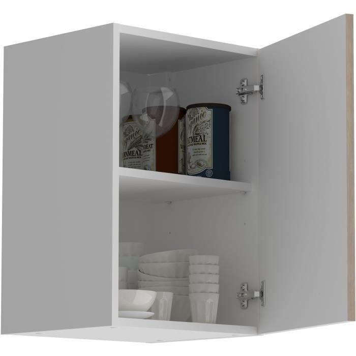 OSLO High furniture 1 door - Jackson chene decor - L 40 x D 36 x H 58 cm