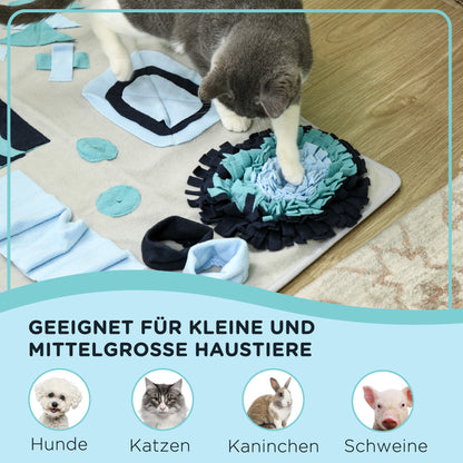 PawHut Hundedecke, komfortabelt, dekorativt element, 74x50x5cm, Mehrfarbig