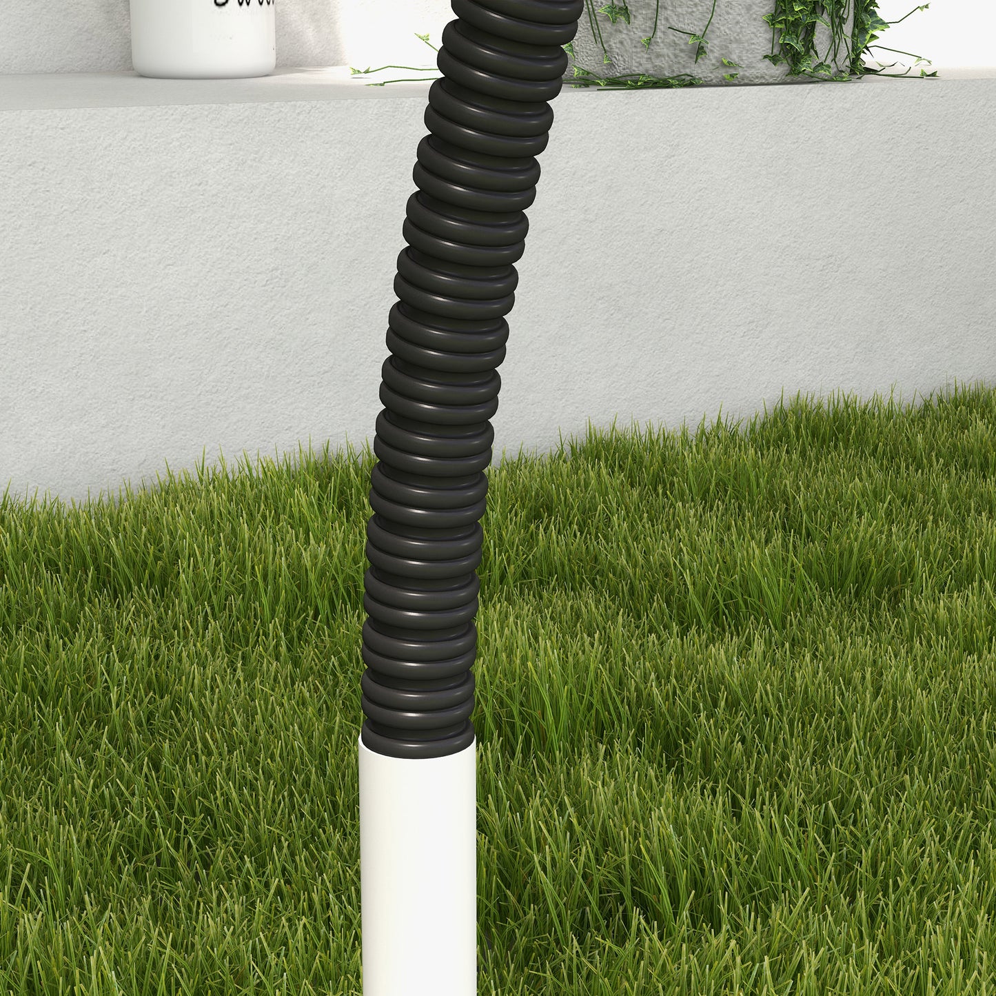 PawHut Hunde-Agility-Set Hundetrainingszubehör Agility-Set, 4 Teile, 89 x 69 x 99 cm, Weiß + Schwarz