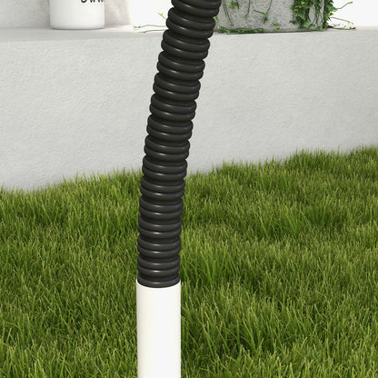 PawHut Hunde-Agility-Set Hundetrainingszubehör Agility-Set, 4 Teile, 89 x 69 x 99 cm, Weiß + Schwarz