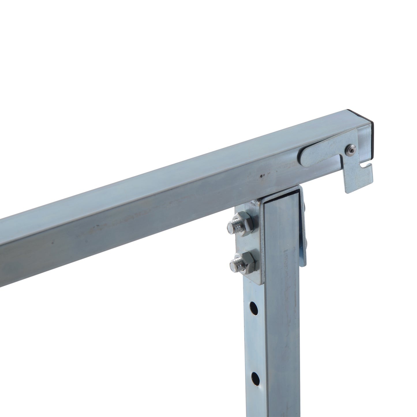 HOMCOM 2 x Gerüstbock Unterstellbock Klappbock höhenverstellbar bis 200kg Stahl Schwarz 68 x 58 x 80-130 cm