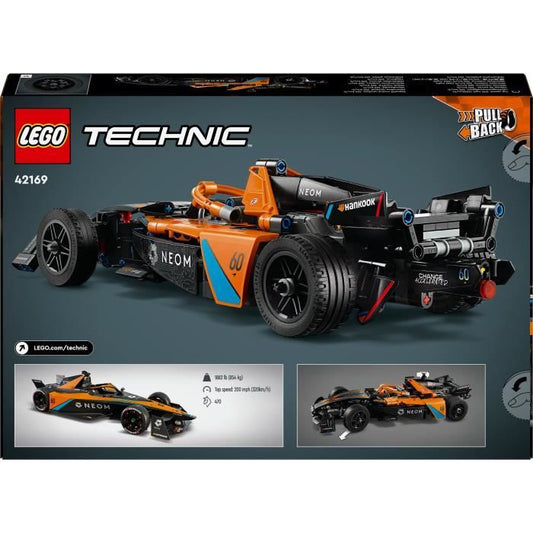 LEGO Technic 42169 NEOM McLaren Formula E Race Car, Car Toy, Creative Play Gift