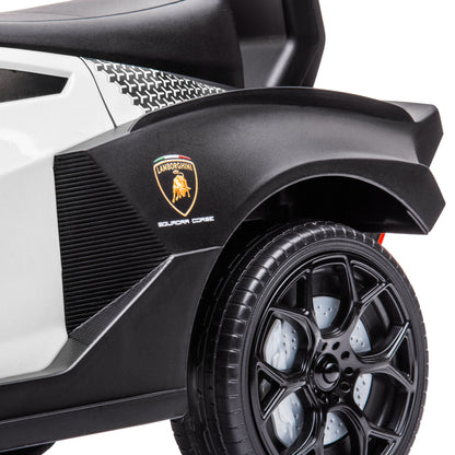 AIYAPLAY Rutscher Lamborghini-lizenziert, Rutscherauto mit Soundeffekten, Kippschutz, 67 cm x 28 x 38 cm