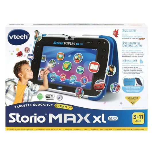 VTECH - Console Storio Max XL 2.0 7 Blue - Educational Tablet Child 7 Inches