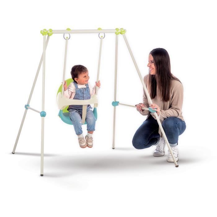 Smoby Portico Metal 1st Age Baby Swing - Height 120 cm - Safety Arceau