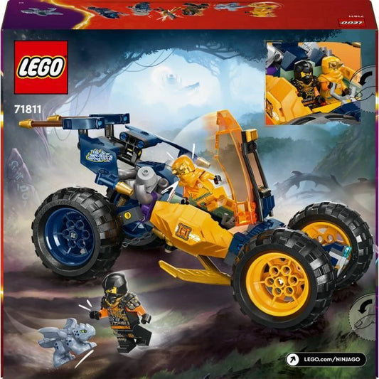 LEGO NINJAGO 71811 Arin's Ninja Off-Road Buggy, Set with Dragon and 4 Minifigures