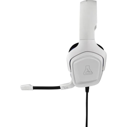 THE G-LAB Korp Cobalt Gaming Headset Compatible with PC, PS4, Xbox One - White
