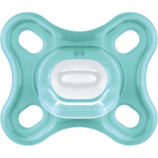 MAM Comfort Physiological Pacifier +0m Blue Set of 2 + Storage Box