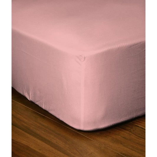 Fitted sheet - LOVELY HOME - LH71629 - 90x190+30 cm - Pink