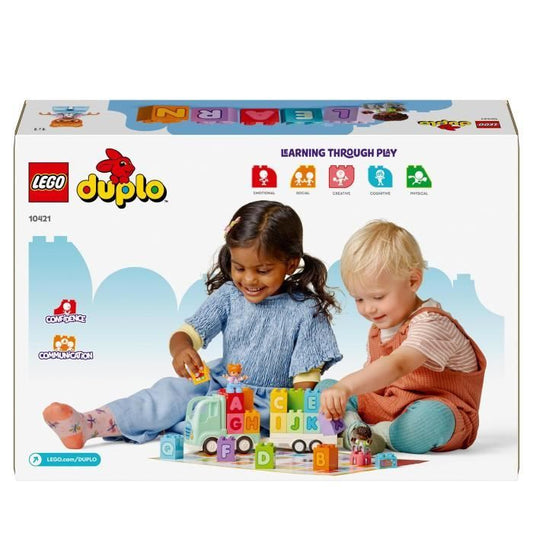 LEGO 10421 DUPLO My Town Alphabet Truck, Alphabet Learning Toy for Children Ages 2 and Up