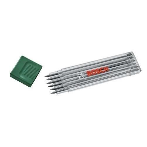 Bosch Set of 6 HB graphite leads (access. marker for deep holes HB 2.8 mm storage case)