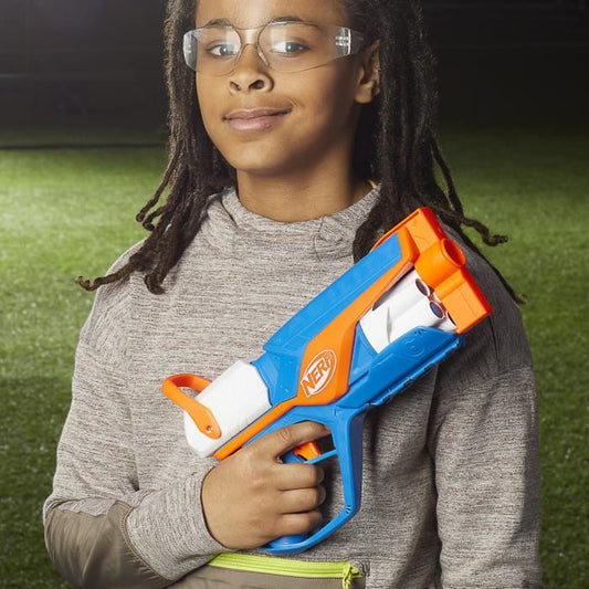 NERF Agility N Series Blaster, 12 Nerf N1 Darts Only for Nerf N Series Blasters, 6-Dart Drum, Outdoor Games