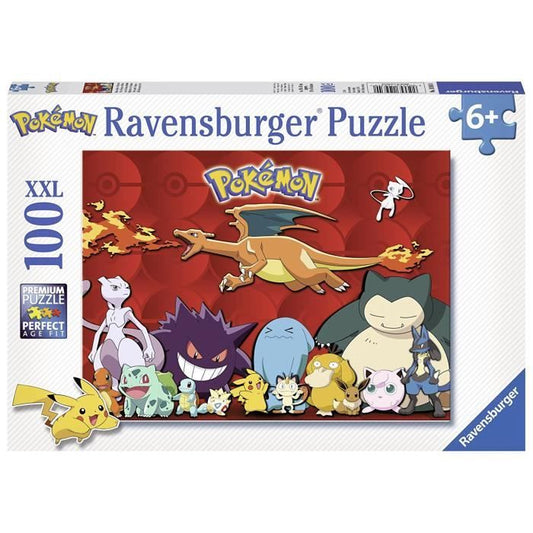 Puzzle 100 XXL pieces: My favorite Pokémon go Unique Color Unique