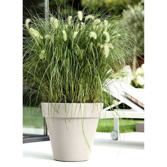 Flowerpot - ELHO - Pure Round 40 - White - Ø 39 x H 36 cm - 100% recycled