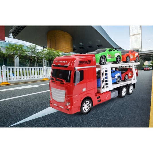 Transport Truck - TURBO CHALLENGE - Intervention Vehicles - 1/24 - Friction Vehicle - Random Color