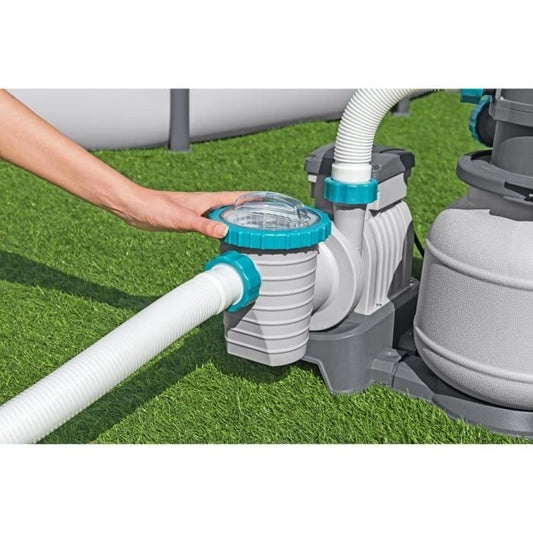 Sand filter / filtration pump for swimming pools up to 42 m3 - Bestway - 6,056 L/h - With pre-filter