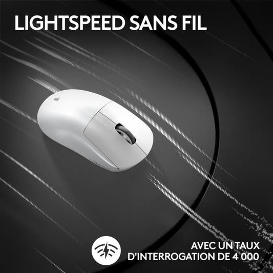 Logitech G PRO X SUPERLIGHT 2 LIGHTSPEED Wireless Gaming Mouse, Lightweight - White