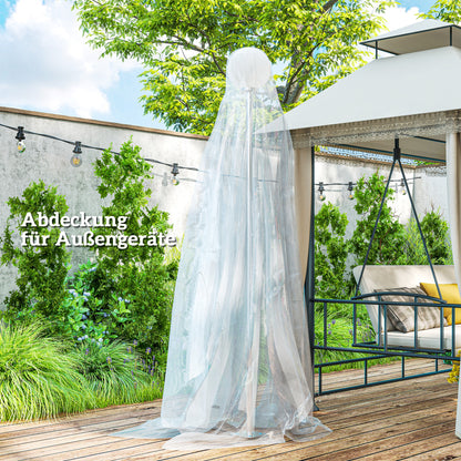 Outsunny Gewächshausabdeckung aus Kunststoff, Plane zum Abdecken von Pflanzen, UV-beständig, Wasserfest, 8 x 10 m