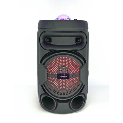 INOVALLEY KA02 BOWL - 400W Bluetooth light speaker - Karaoke function - Multicolored LED kaleidoscope ball - USB port, Micro-SD