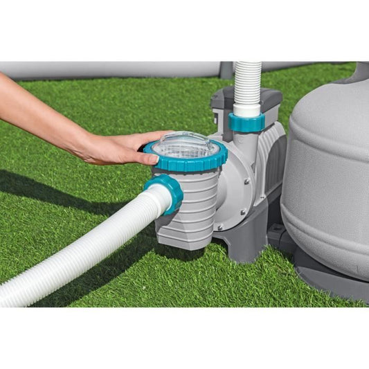 Sand filter / filtration pump for swimming pools up to 66 m3 - Bestway - 11,355 L/h - With pre-filter