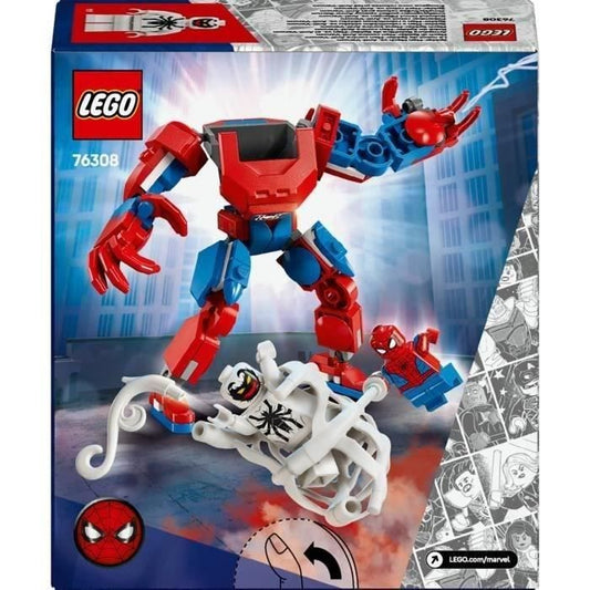 LEGO Marvel 76308 Spider-Man Mech vs. Anti-Venom - Superhero Playset for Ages 6 and Up