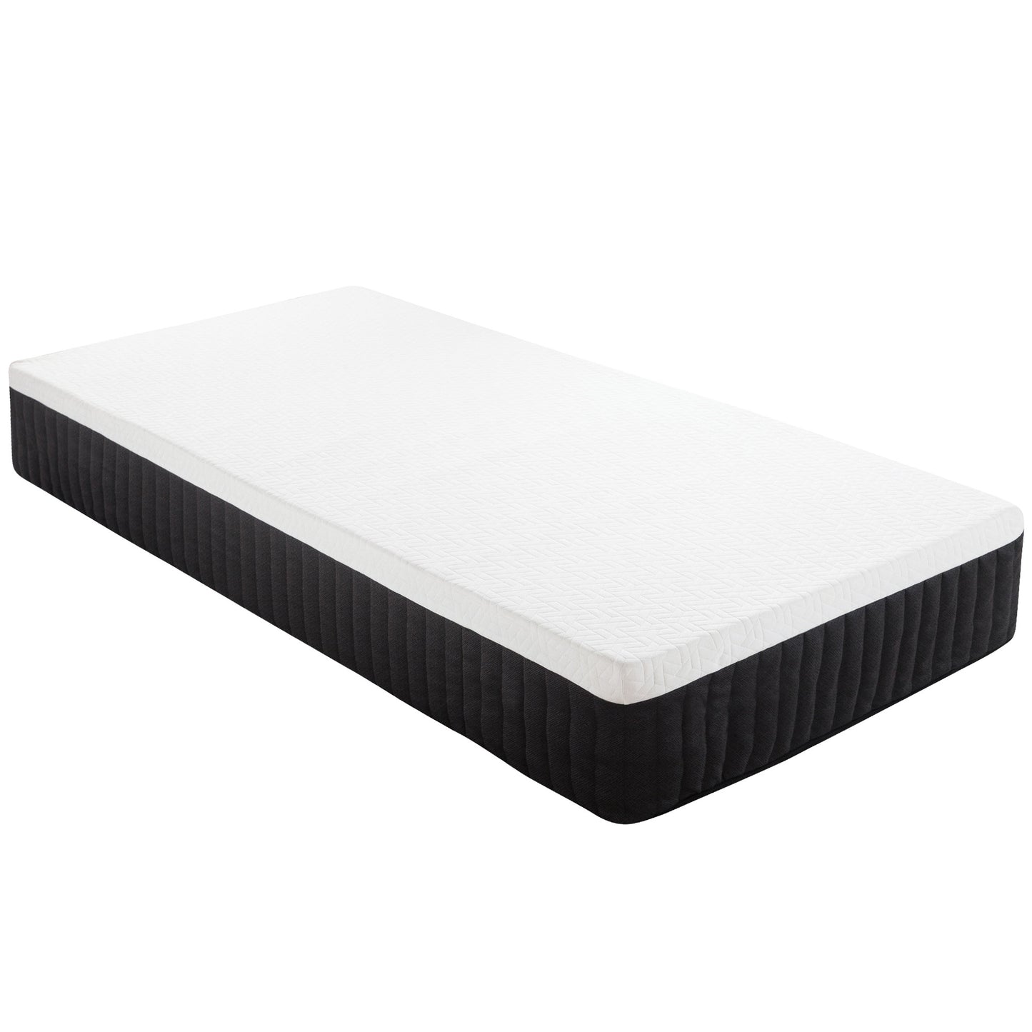 HOMCOM Ergonomische Matratze, Gedächtnis-Schaumstoff, 7-Zonen-Unterstützung, Taschenfedern