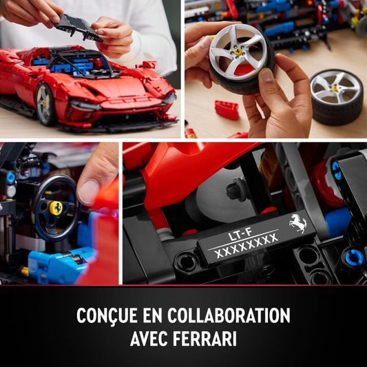 LEGO Technic 42143 Ferrari Daytona SP3, Model Car, Buildable Model, Adults