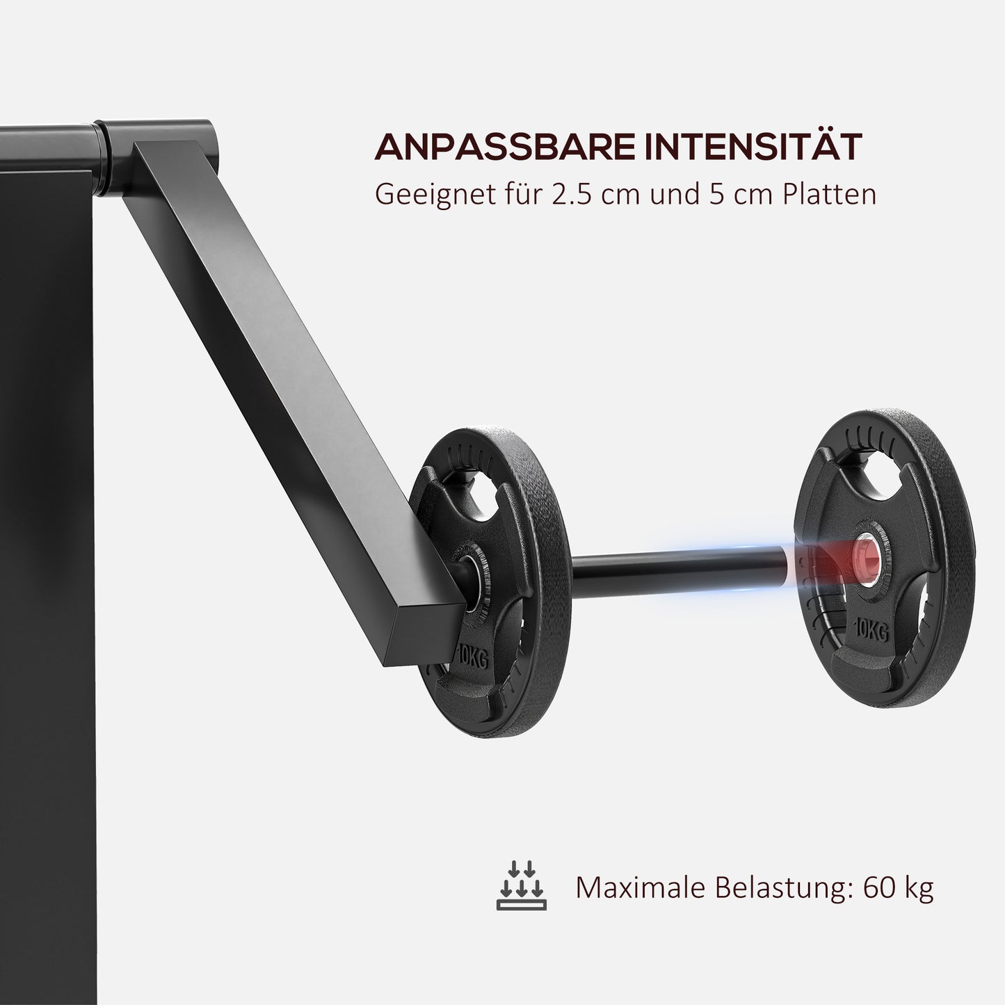 SPORTNOW Curlbank & Trizeps-Extension, 5 Sitzverstellungen, 25 Winkel, Stahl & Kunstleder, Schwarz