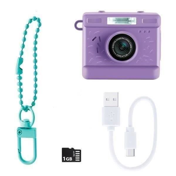 Canal Toys  Photo Creator  Mini Cam' Digital Photo and Video Camera  Vintage - with Keychain and 1GB SD Card Included  CLK 06