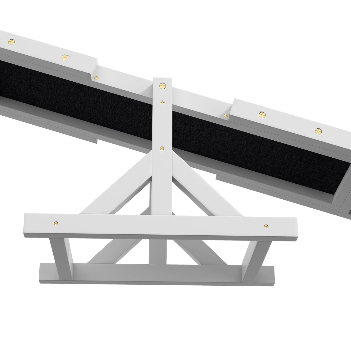 PawHut Hundewippe für Agility Training, rutschfest, bis 50 kg belastbar, 180 x 30 x 30 cm