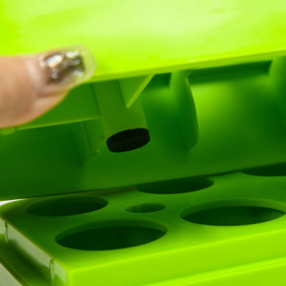 HOMCOM Aerobik-Stepper, 3-stufig höhenverstellbar, bis 150 kg, 78 x 28 x 20 cm, Grau/Grün