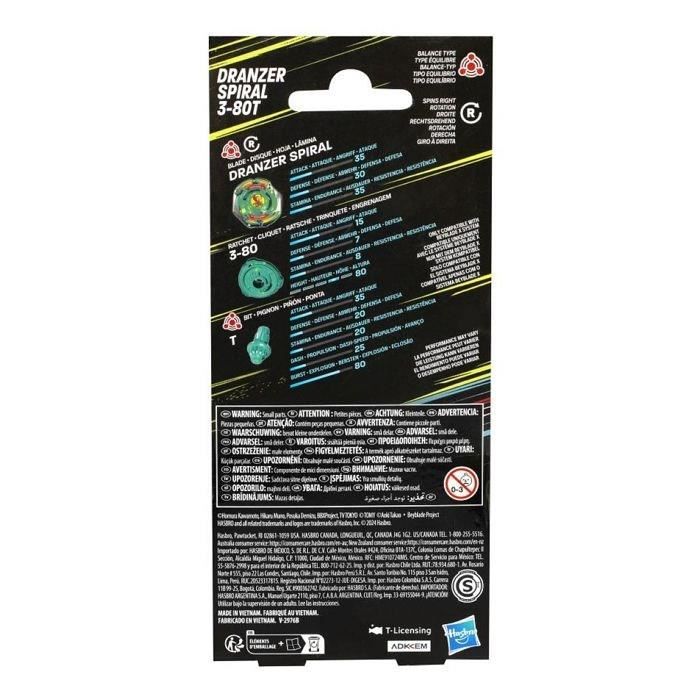 Beyblade X Dranzer Spiral 3-80T Anniversary X-Over Spinning Top and Launcher, Detachable Spinning Top, Toys for Kids Ages 8 and Up