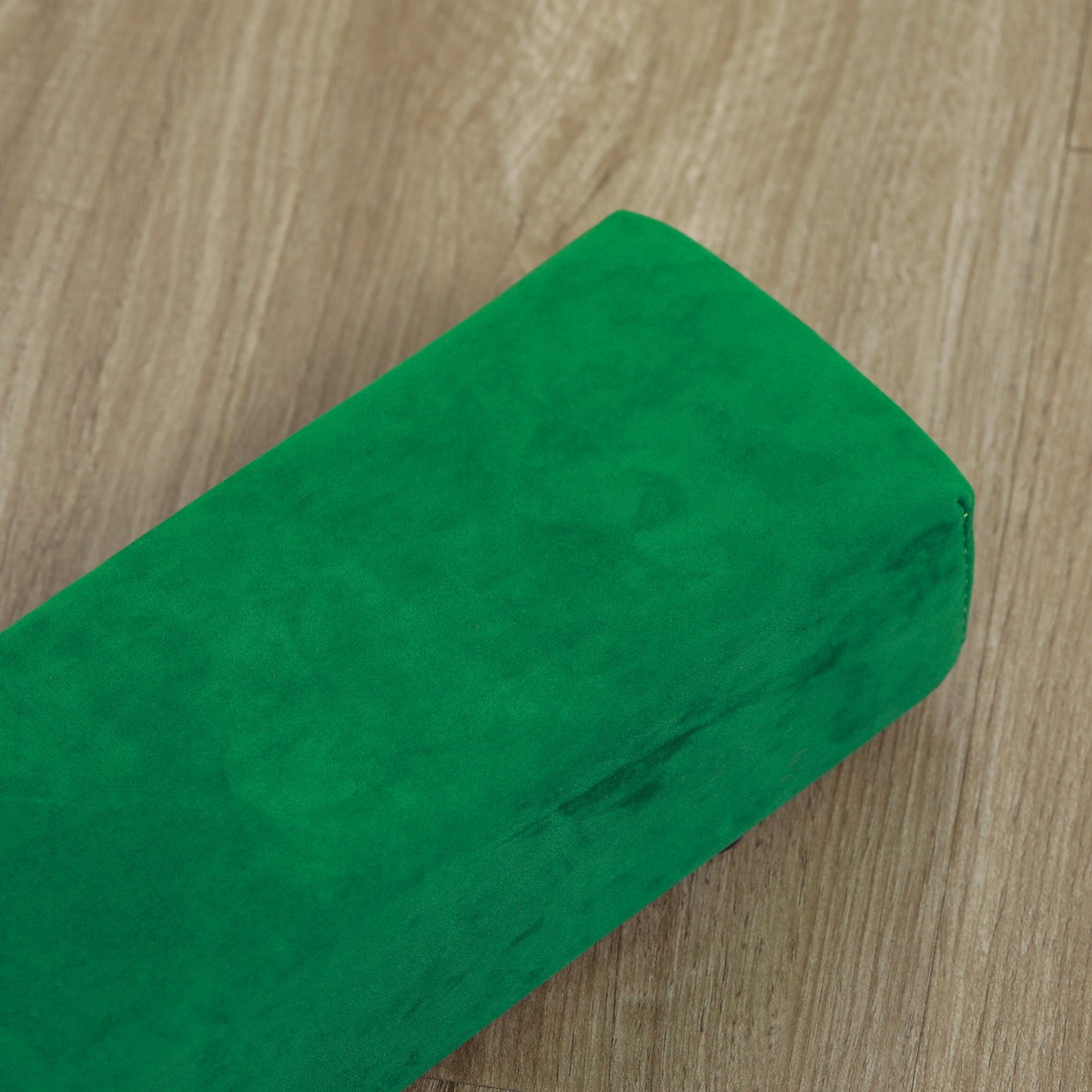 HOMCOM Faltbarer Schwebebalken, rutschfest, Wildlederbezug, robustes Holz, 210 x 10 x 6,5 cm, Blau