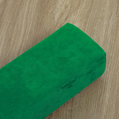 HOMCOM Faltbarer Schwebebalken, rutschfest, Wildlederbezug, robustes Holz, 210 x 10 x 6,5 cm, Blau