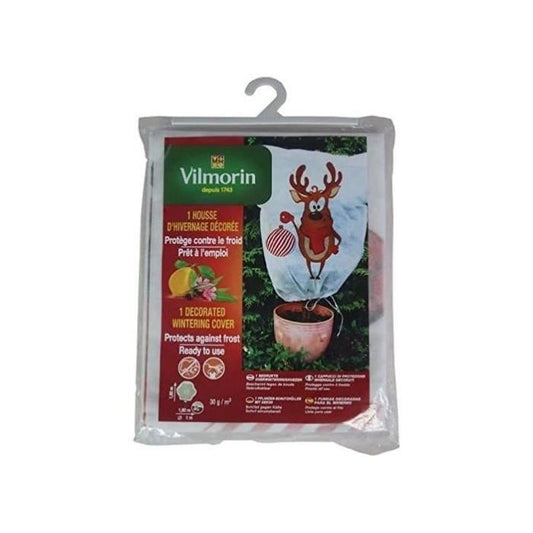 WINTER COVER 1.60 mx 1.60 m- PP - 30 g / m² - VILMORIN Reindeer Decor