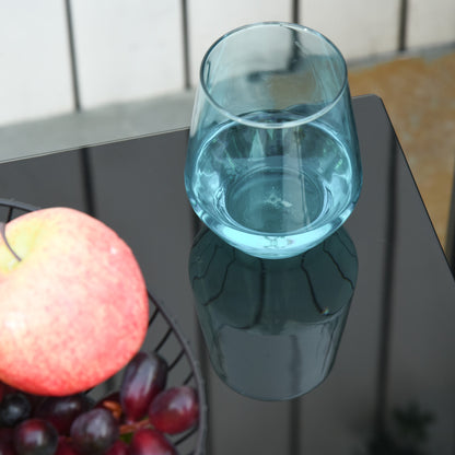 Outsunny Rattan Gartenmöbel Set för 2 Personen Polyrattan Gartenmöbel Set Balkonmöbel Set mit Kissen Garten Grau