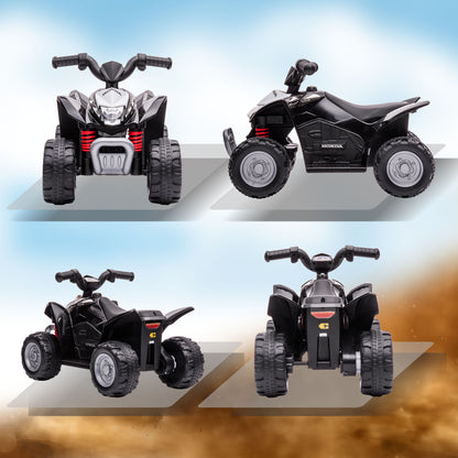 AIYAPLAY Elektroquad, Kinderquad, 2,8 km/h, LED-Scheinwerfer, für 1,5-3 Jahre, schwarz, 65,5 x 38,5 x 43,5cm