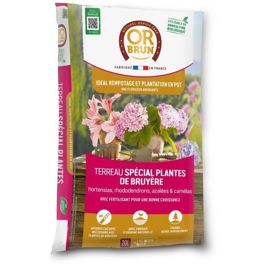 Special potting soil for heather plants - OR BRUN - OBRTSPDB20N - 20 L