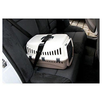 Expedion transport box - cream/burgundy 48x32x32cm
