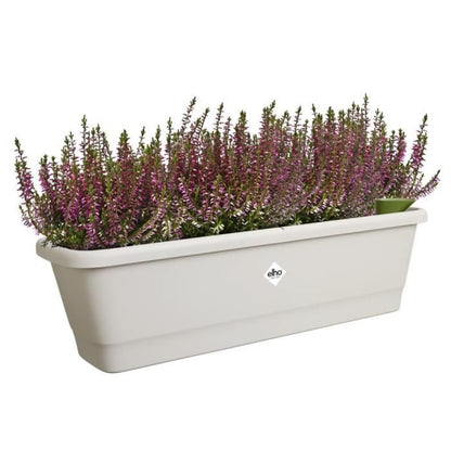 Elho Noa Balconiere L - Gray - L 65 x B 20 x H 18 cm - Outdoor balcony - 100% recycled
