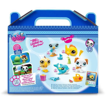 BANDAI - Littlest Pet Shop - Collector Set Theme Beach - 5 animals and accessories - BF00517